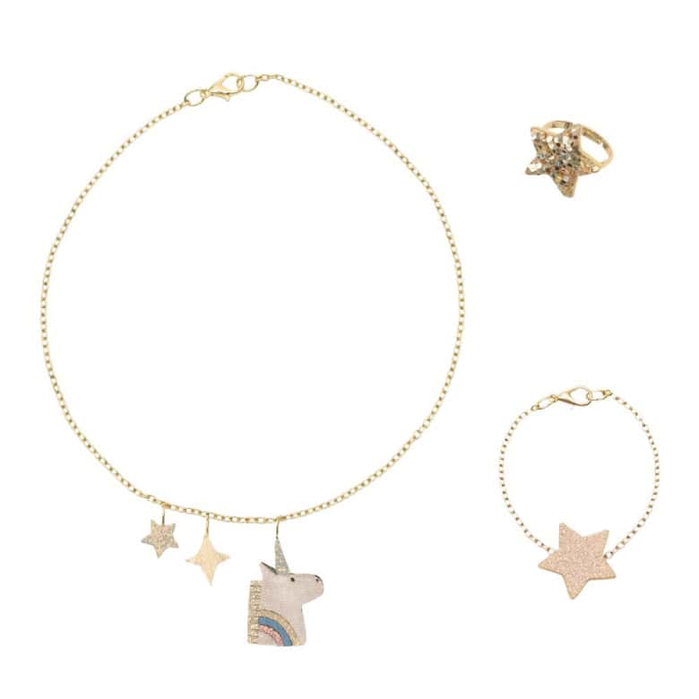 Conjunto de Acessórios | Unicorn | Gold