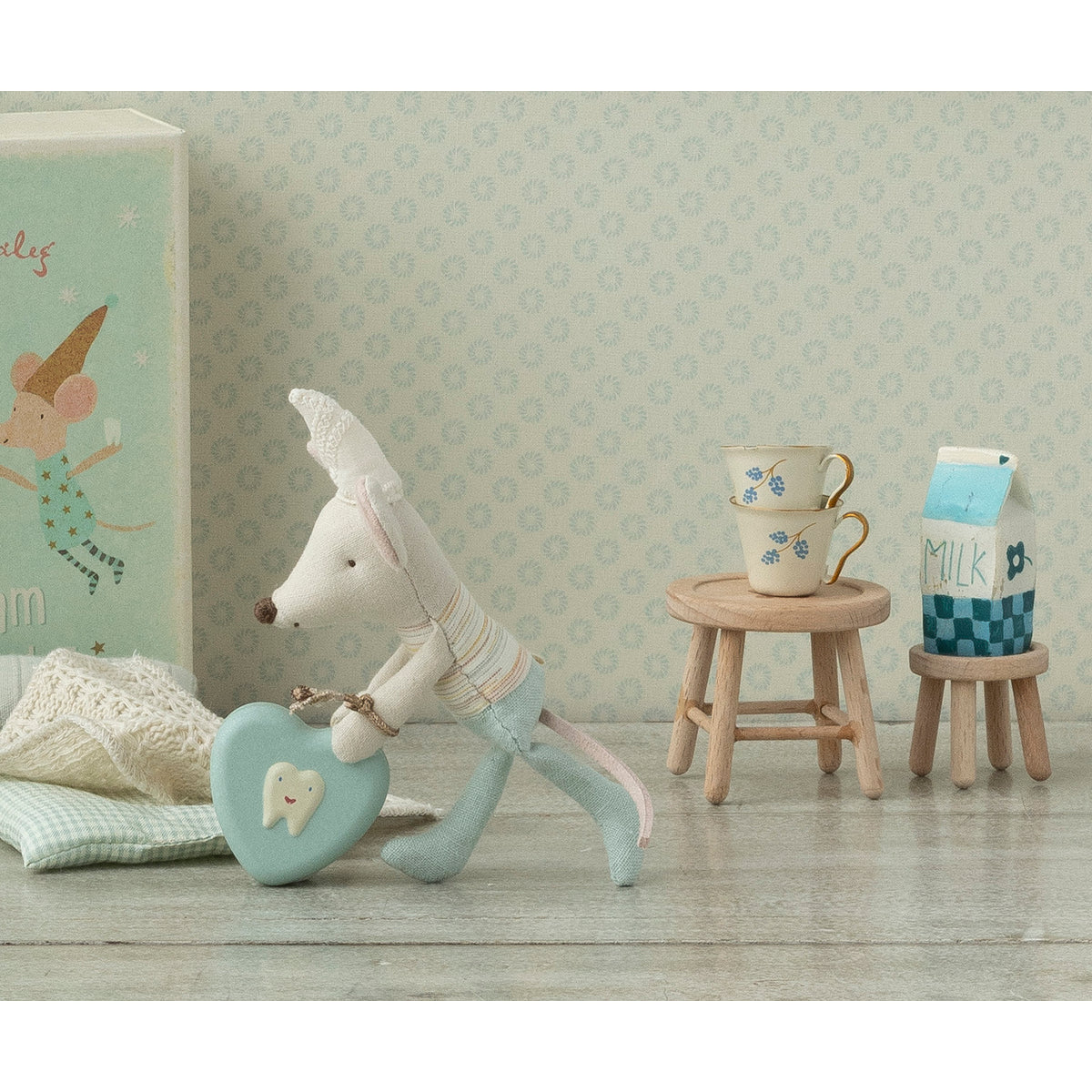 Caixa para Dentes de Leite Pequena – Mint Maileg - imagem 5