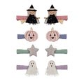 Pack 8 Mini Ganchos Halloween Salon Black Mimi&Lula - fundo branco