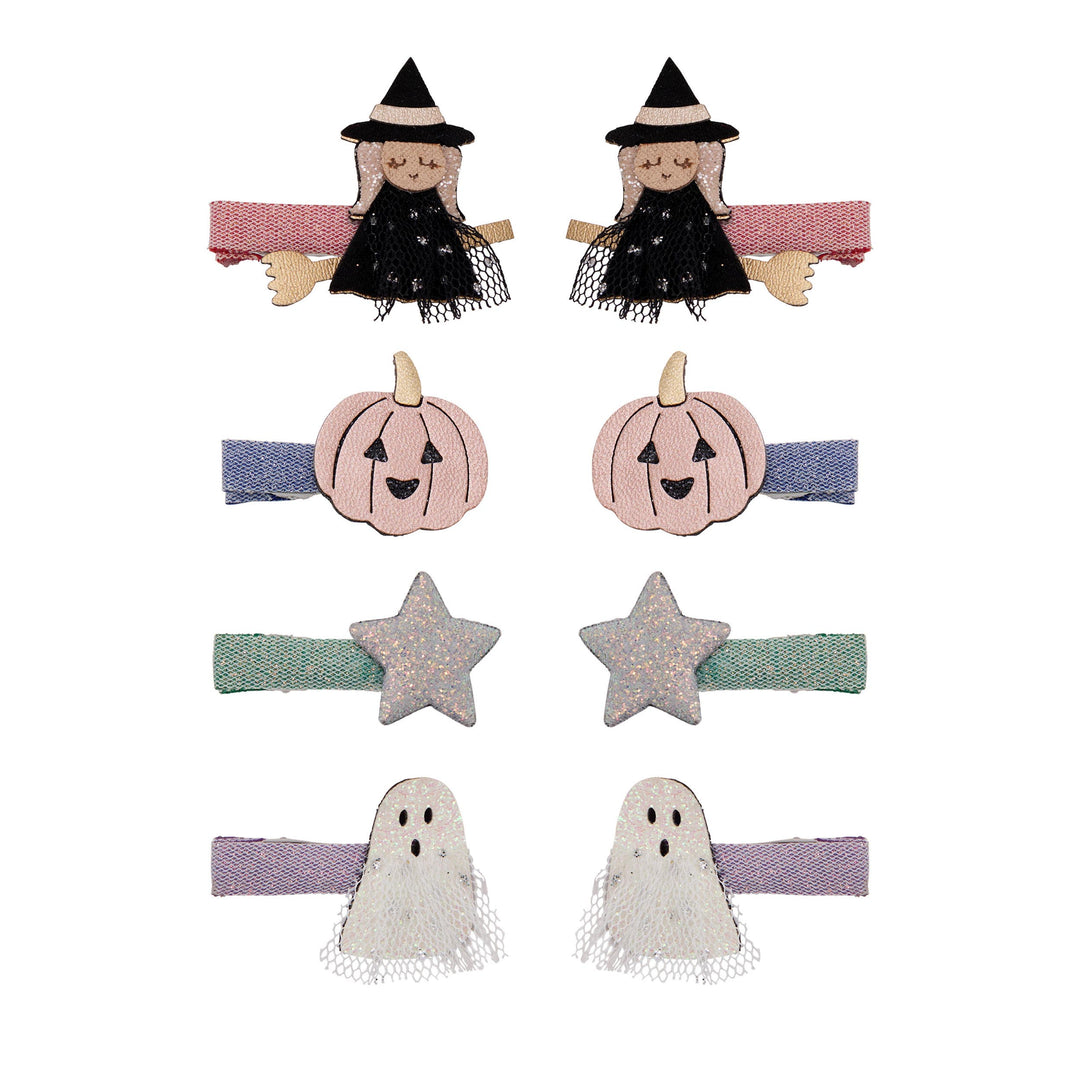 Pack 8 Mini Ganchos Halloween Salon Black Mimi&Lula - fundo branco