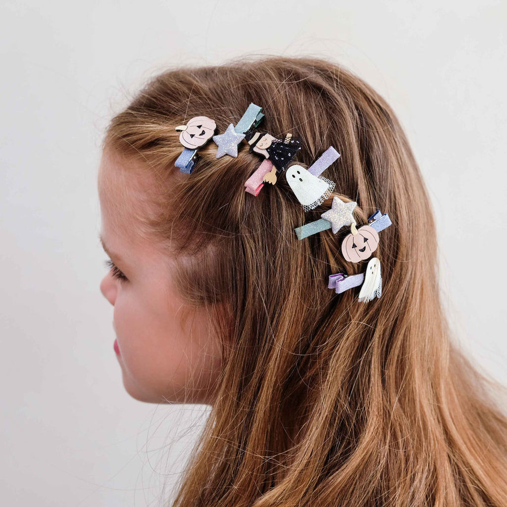 Pack 8 Mini Ganchos Halloween Salon - detalhe