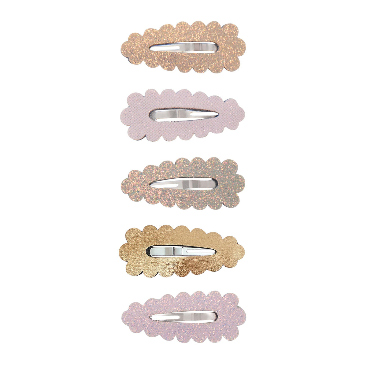 Pack 5 Mini Ganchos Dreamwish Scalloped Pastels Mimi&Lula - fundo branco