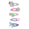 Pack 5 Mini Ganchos Unicornland Bright Multi Mimi&Lula - fundo branco