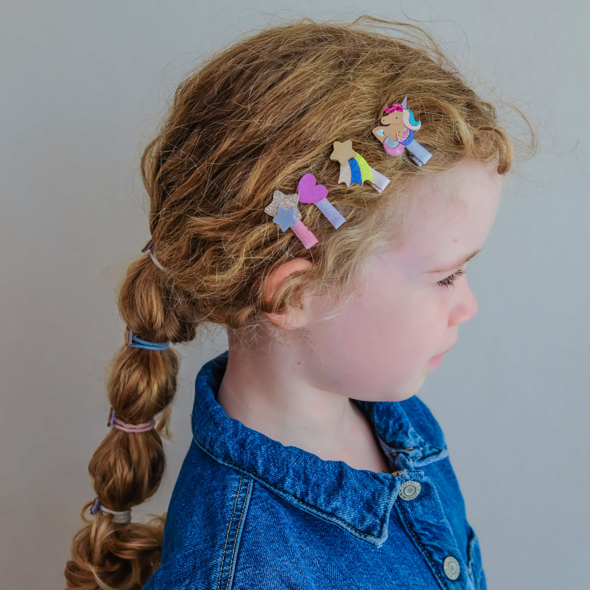 Pack 8 Mini Ganchos Unicornland Salon Bright Multi Mimi&Lula - imagem 4