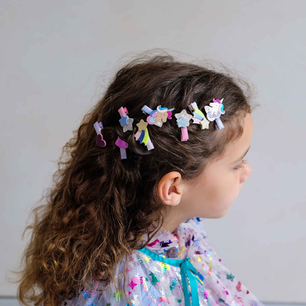 Pack 8 Mini Ganchos Unicornland Salon Bright Multi Mimi&Lula - imagem 2