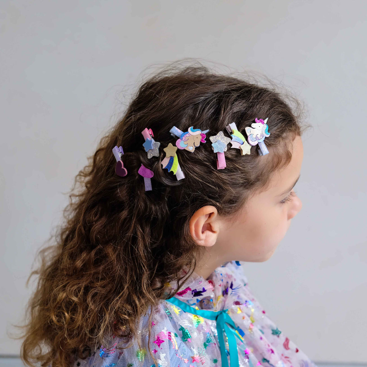 Pack 8 Mini Ganchos Unicornland Salon Bright Multi Mimi&Lula - imagem 2