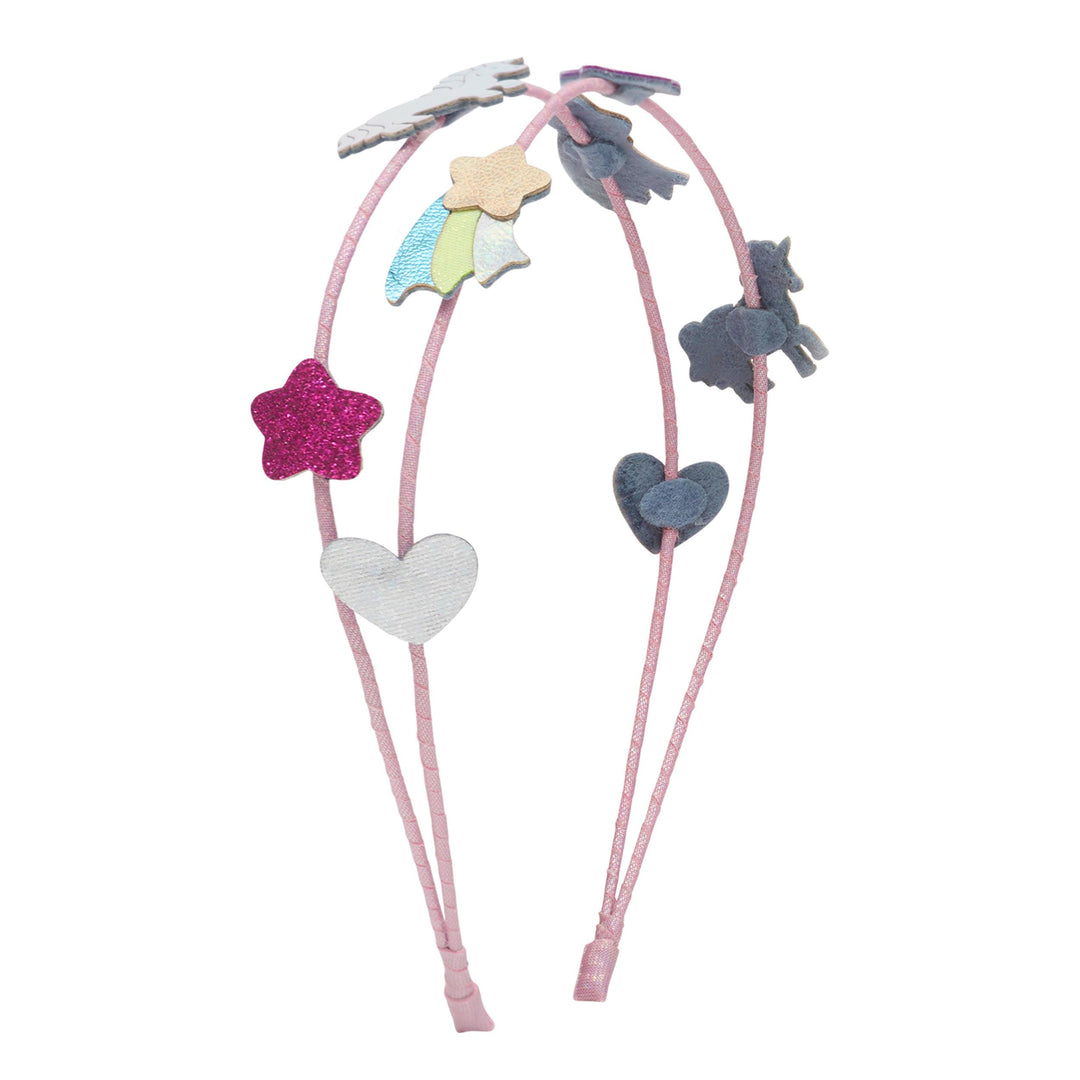 Bandolete Dupla Unicornland Bright Multi Mimi&Lula - fundo branco