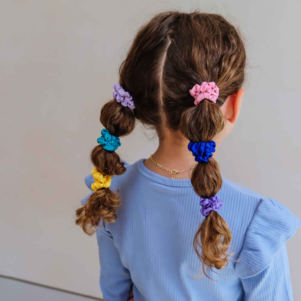Pack 8 Scrunchies Bright Satin Bright Multi Mimi&Lula - imagem 5
