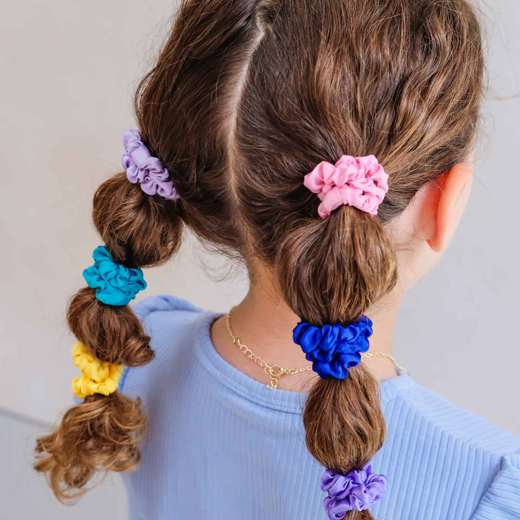 Pack 8 Scrunchies Bright Satin Bright Multi Mimi&Lula - imagem 2