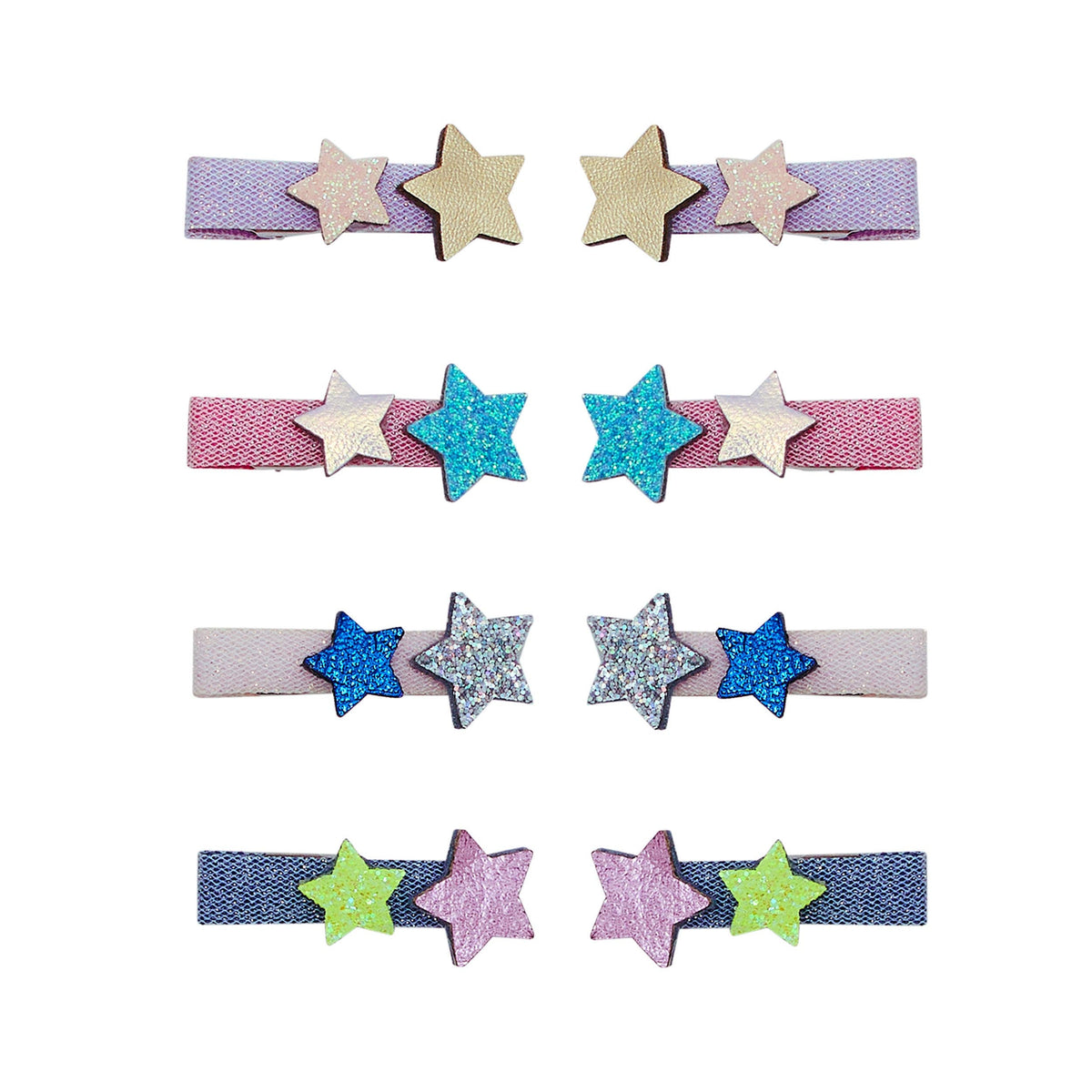 Pack 8 Ganchos Teeny Weeny Star Bright Multi Mimi&Lula - fundo branco