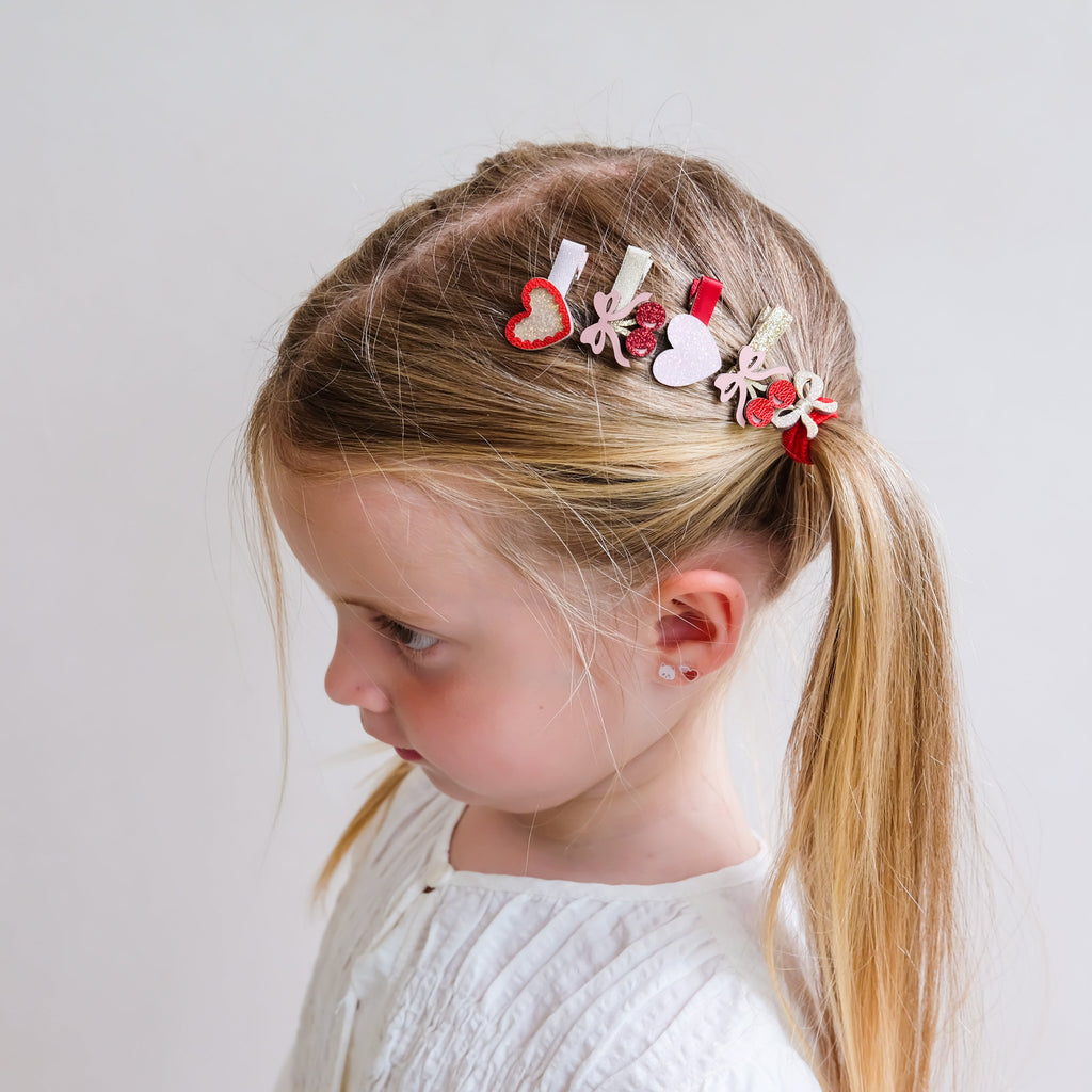 Pack 8 Mini Ganchos Fancy Cherries Pink Mimi&Lula - imagem 3