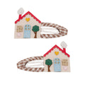 Pack 2 Ganchos Farmhouse Brown Mimi&Lula - fundo branco