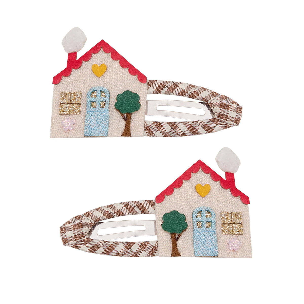 Pack 2 Ganchos Farmhouse Brown Mimi&Lula - fundo branco