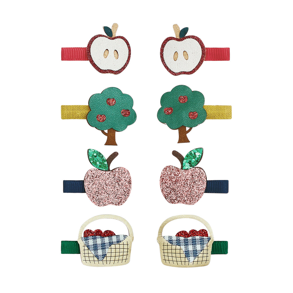 Pack 8 Mini Ganchos Apple Harvest Bright Multi Mimi&Lula - fundo branco