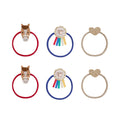 Pack 6 Elásticos Show Pony Bright Multi Mimi&Lula - fundo branco
