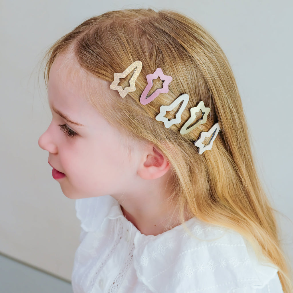 Pack 5 Mini Ganchos Star Cut Out Pink Multi Mimi&Lula - imagem 2