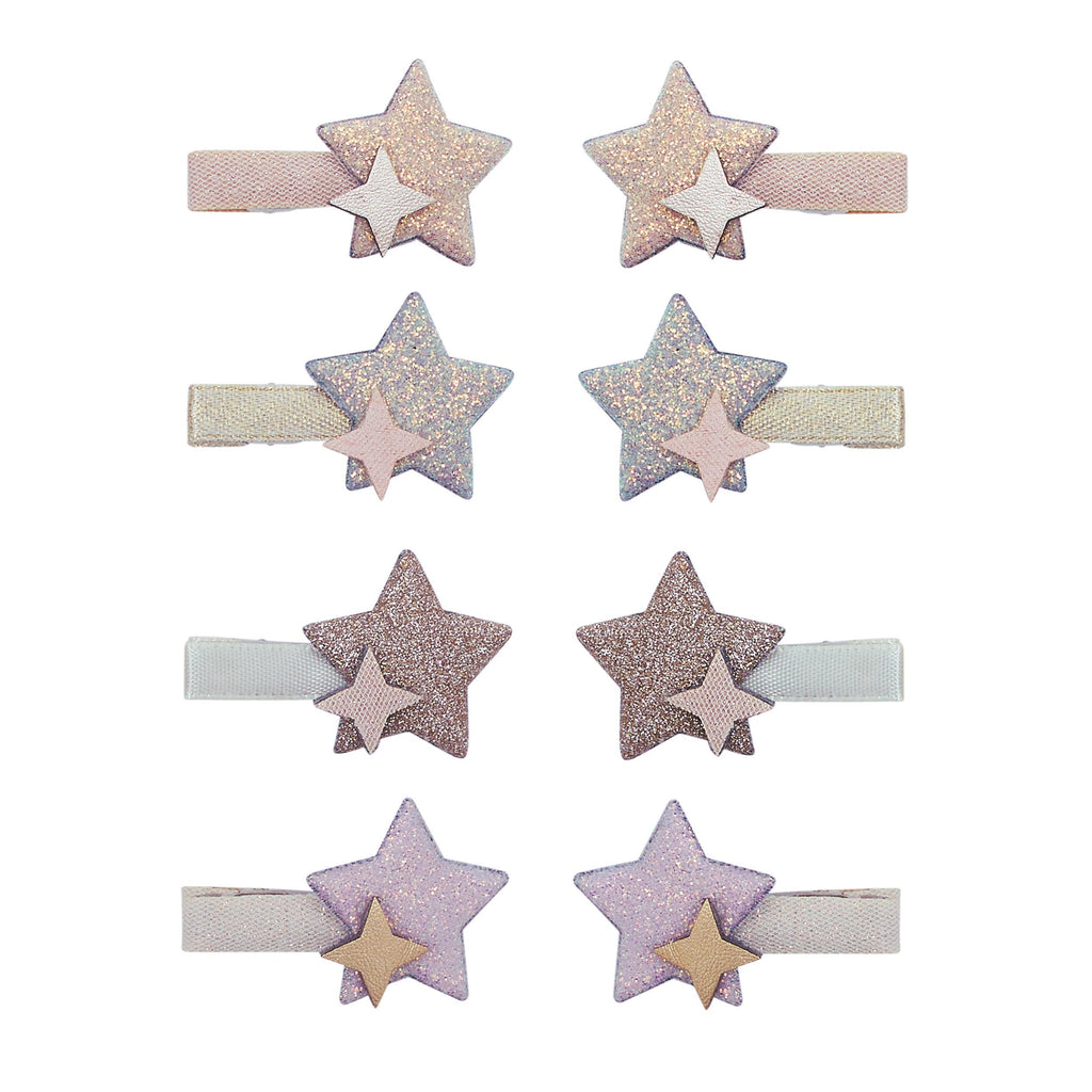 Pack 8 Mini Ganchos Starlight Shimmer Mimi&Lula - fundo branco