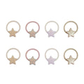 Pack 8 Mini Elásticos Stellina Shimmer Mimi&Lula - fundo branco