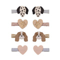 Pack 8 Mini Ganchos Puppy Love Salon Neutral Mimi&Lula - fundo branco
