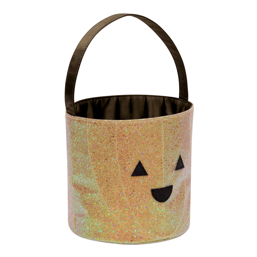 Saco Glitter Pumpkin Doces Ou Travessuras Shimmer Mimi&Lula - fundo branco