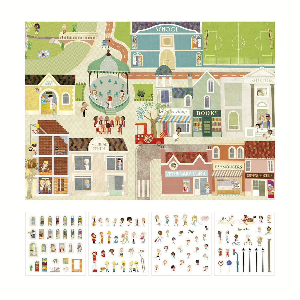 Giant Poster | 100 stickers | Cidade