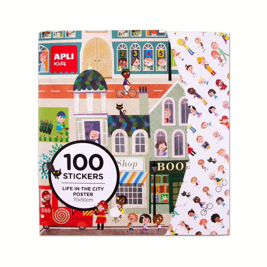 Giant Poster | 100 stickers | Cidade