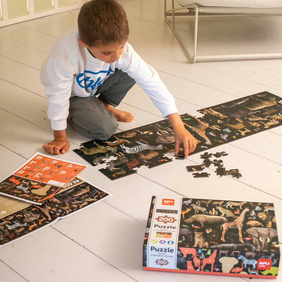 Puzzle | Savana em Extinção | 200 Peças