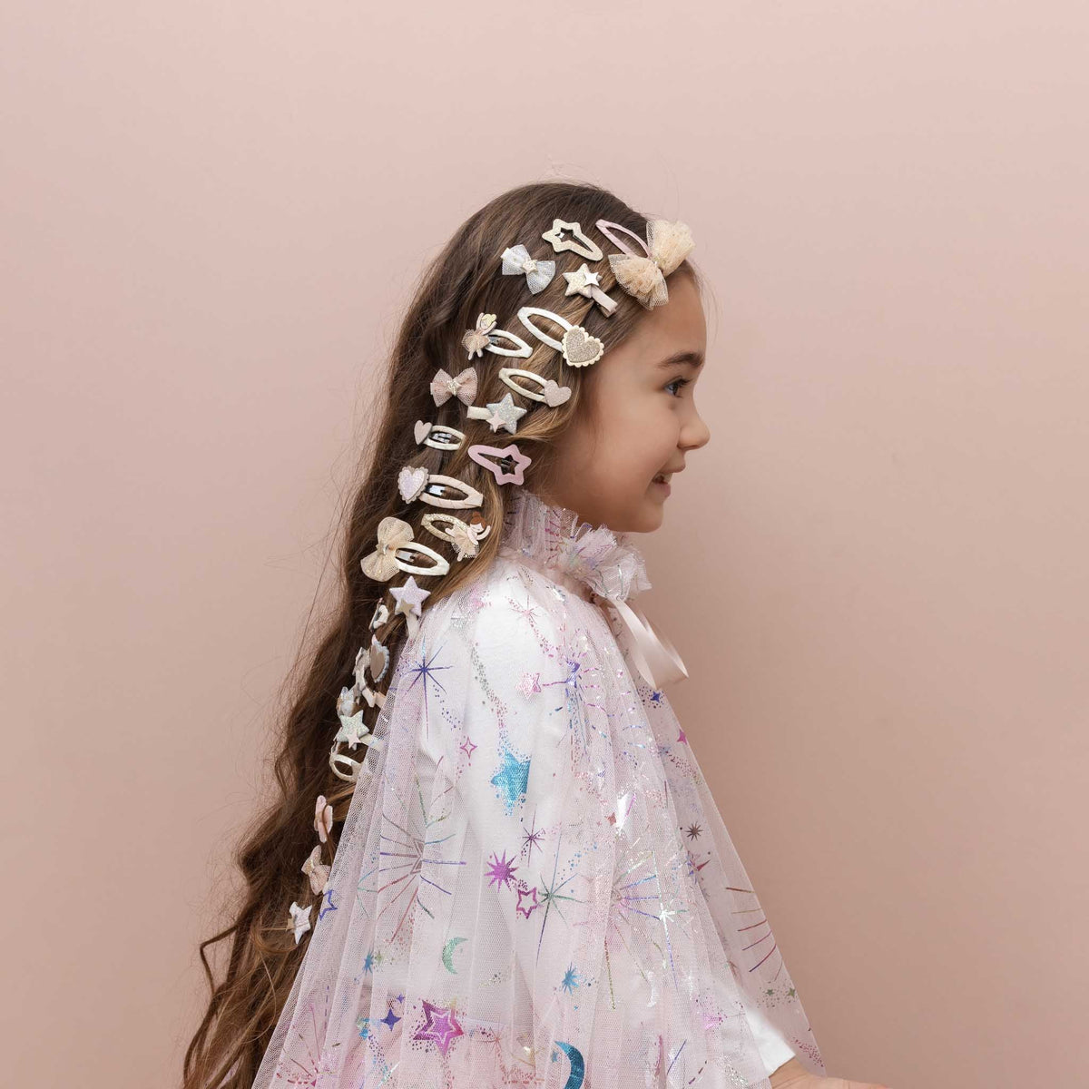 Pack 8 Mini Ganchos Tutu Bow Salon Neutral Mimi&Lula - imagem 6