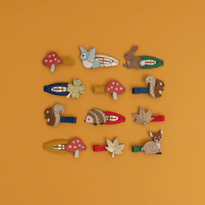 Pack 8 Mini Ganchos Fawn And Friends Salon - a ser usado