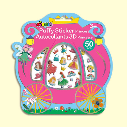 Avenir Puffy Stickers – Princesas – imagem 2