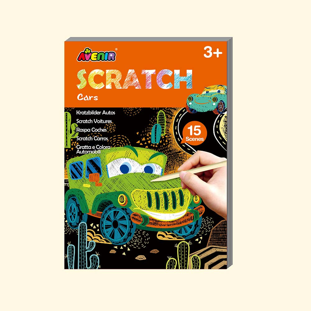Avenir Mini Scratch Book – Cars – imagem 2