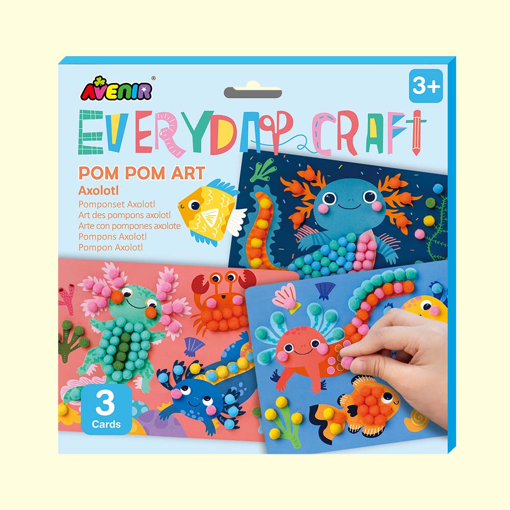 Avenir Everyday Craft Pom Pom Art Axolotl – imagem 3