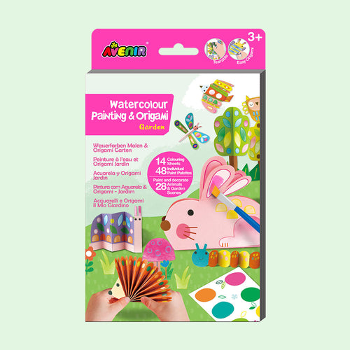 Avenir Watercolour Painting – Origami – Garden – imagem 2