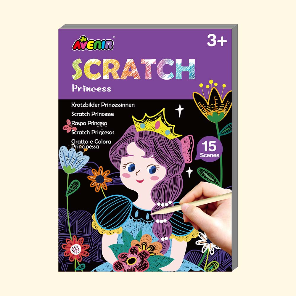 Avenir Mini Scratch Book – Princess – imagem 2
