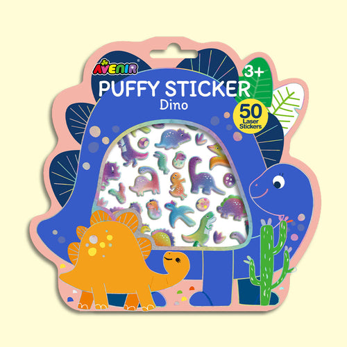 Avenir Puffy Stickers – Dinos – imagem 2