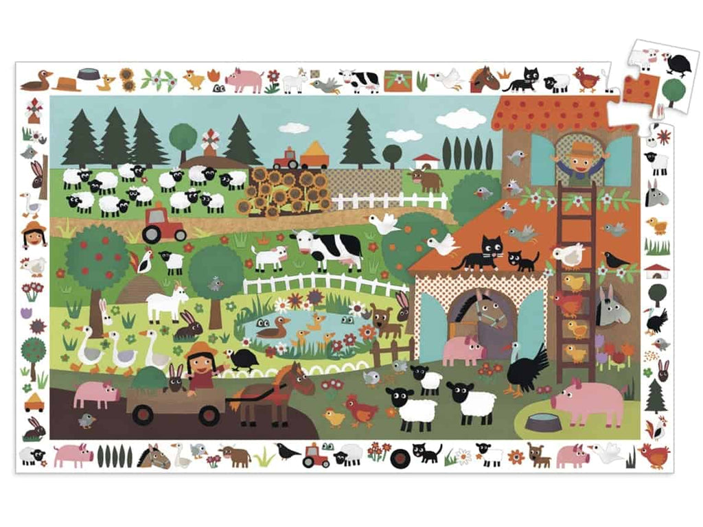 Puzzle de Observação | A Quinta | 35 Peças
