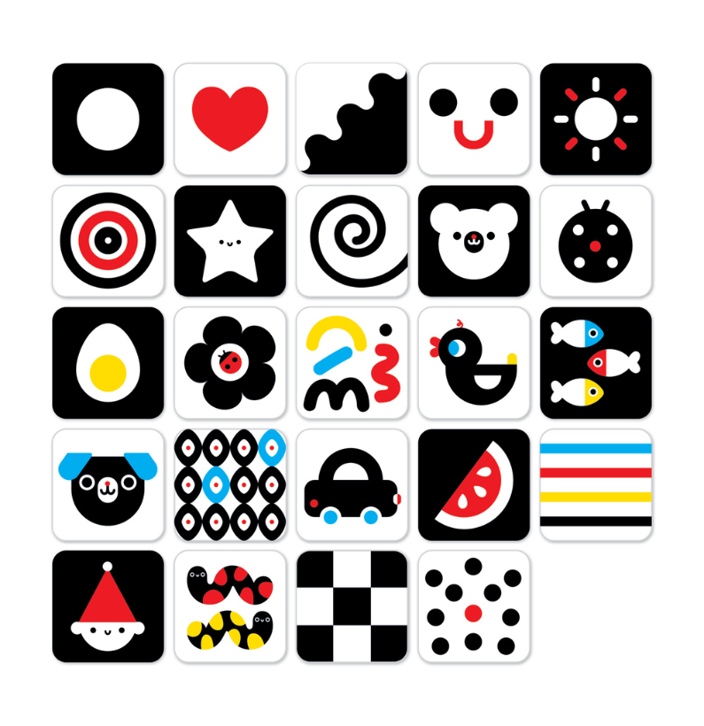 High Contrast | Baby Cards | +0m +3m