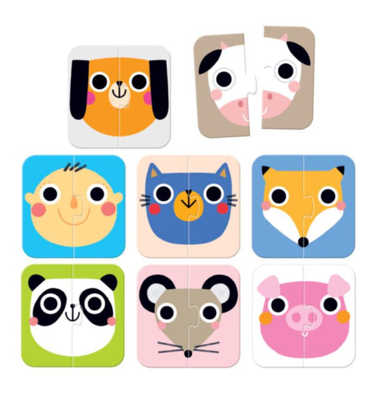 On The Go | Puzzle Halves | Faces