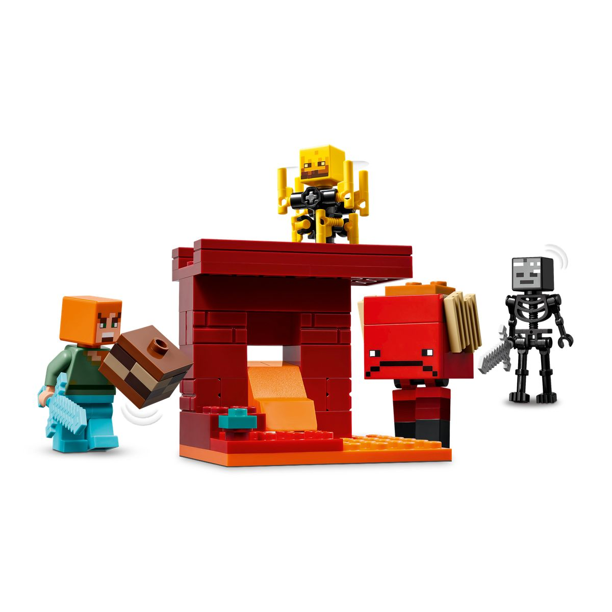LEGO Minecraft A Batalha da Lava do Nether 21266 - imagem 3