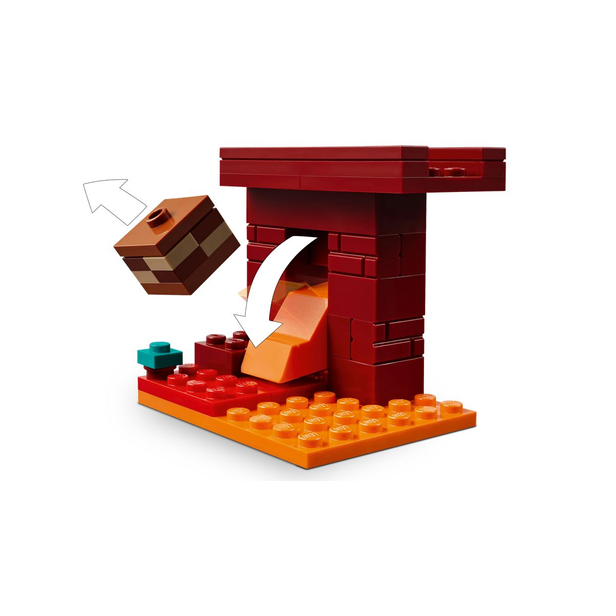 LEGO Minecraft A Batalha da Lava do Nether 21266 - imagem 4