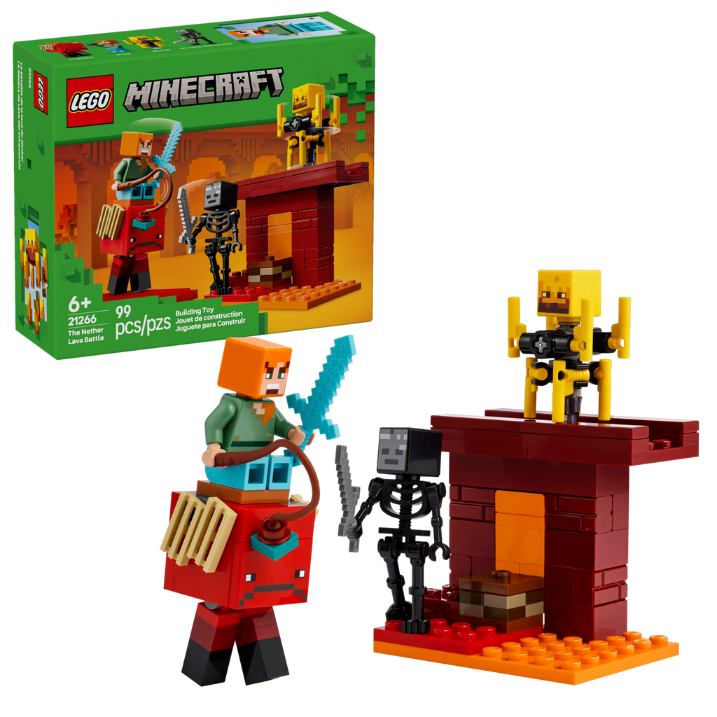LEGO Minecraft A Batalha da Lava do Nether 21266