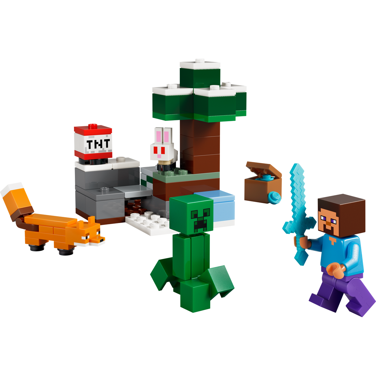 LEGO Minecraft Aventura em Taiga do Steve 21583