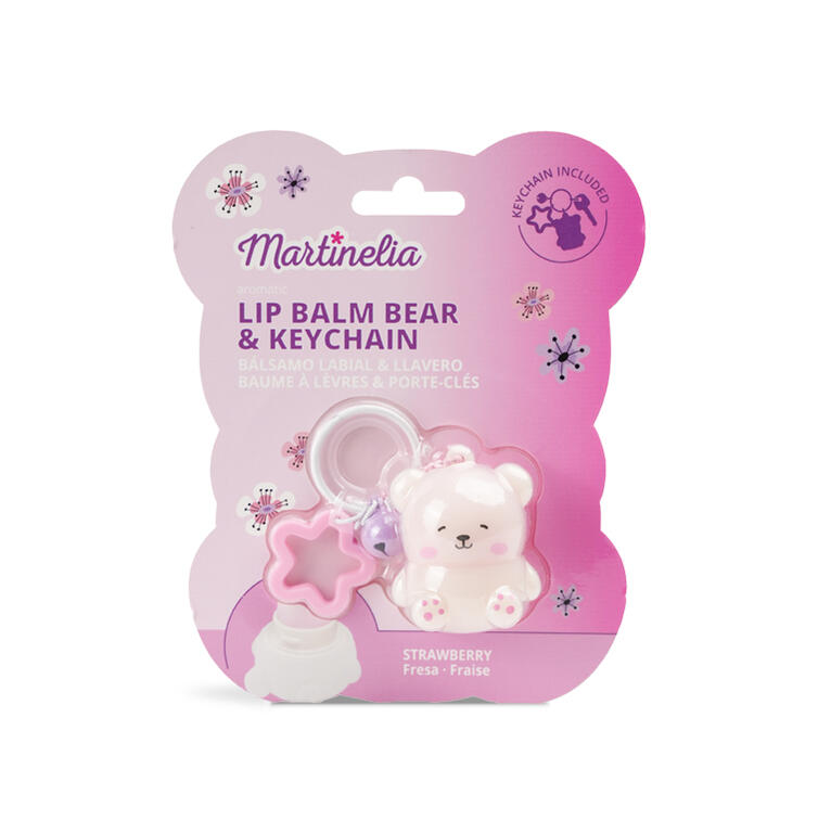 Bálsamo Labial Porta-chaves Urso World Martinelia - imagem 3