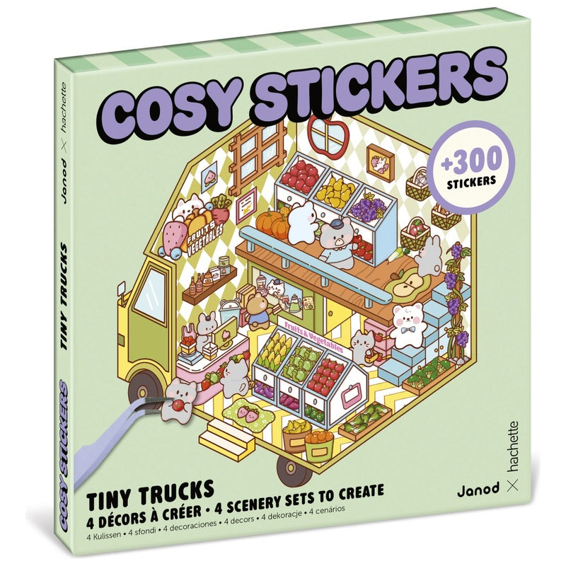Cosy Stickers | Tiny Trucks - Janod