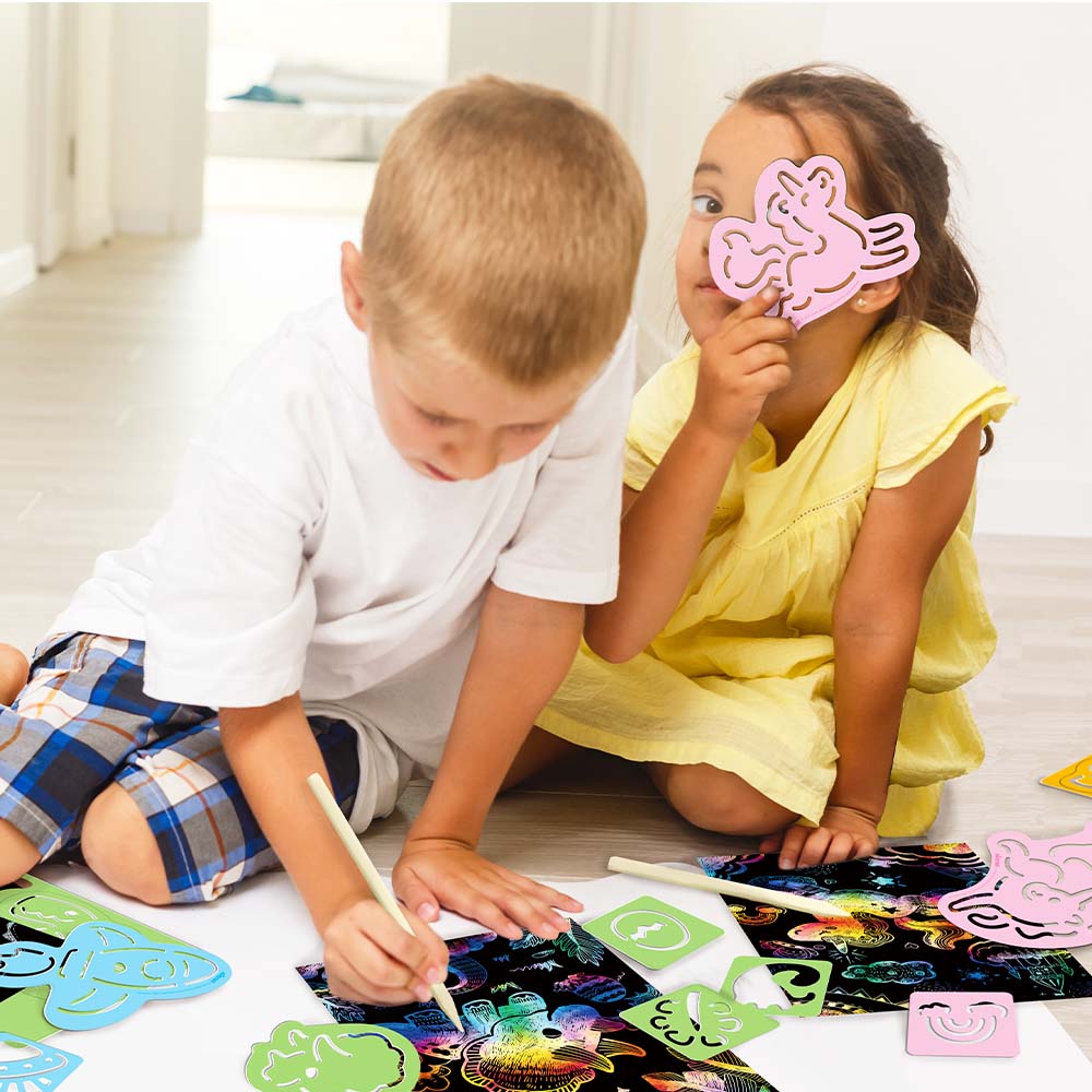 Avenir Scratch with Stencil – Unicorns – imagem 3