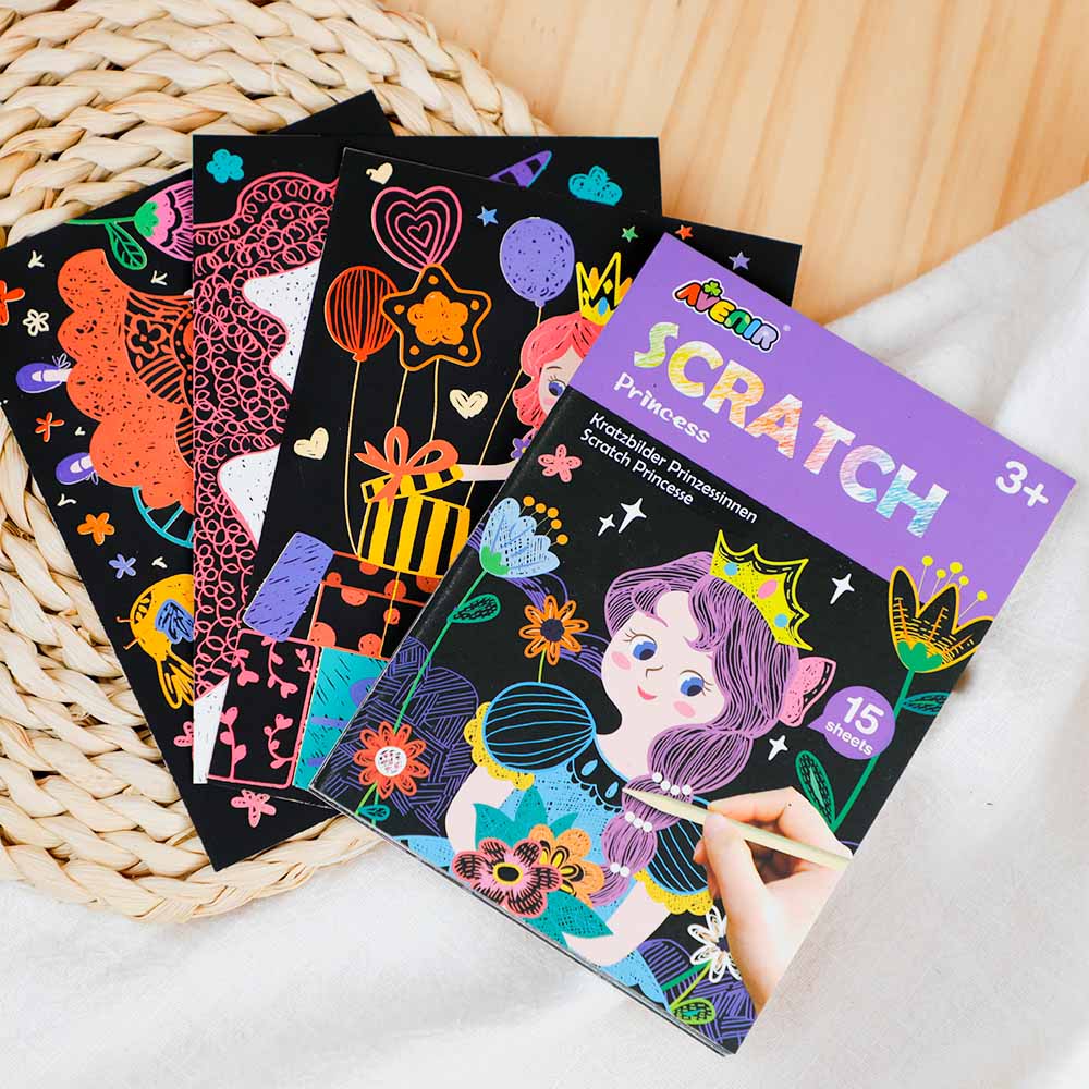 Avenir Mini Scratch Book – Princess – imagem 3