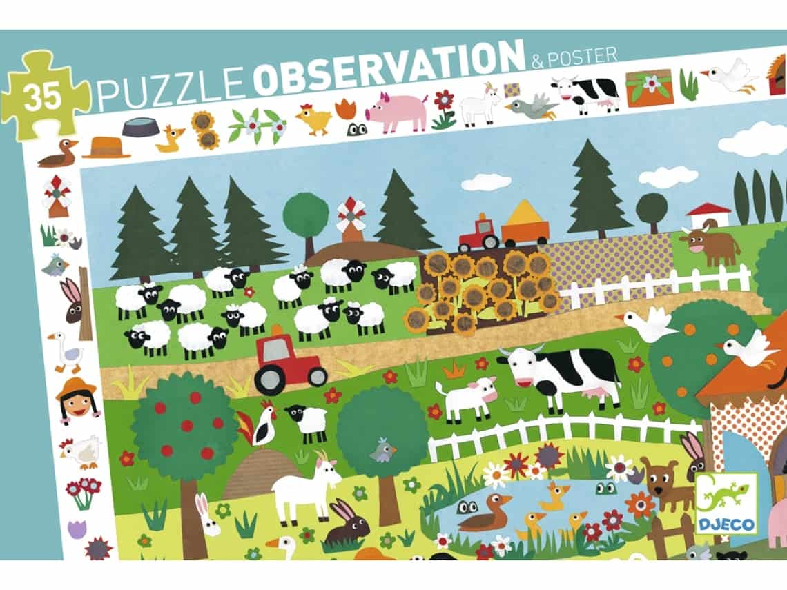 Puzzle de Observação | A Quinta | 35 Peças