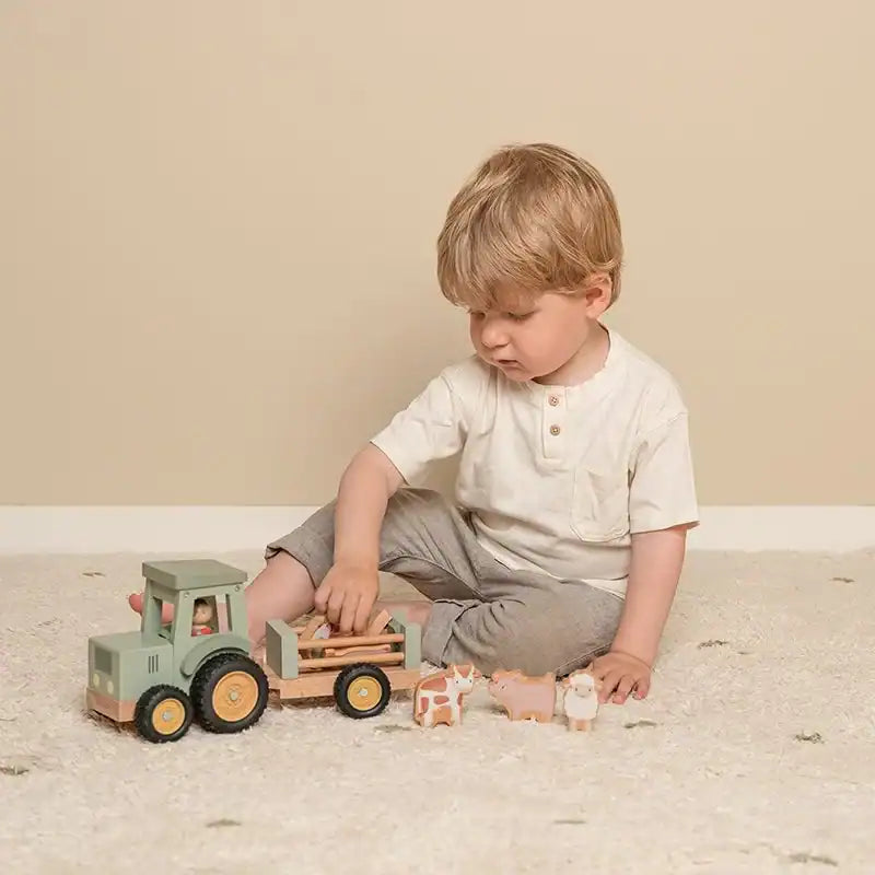 Trator com reboque | Little Farm