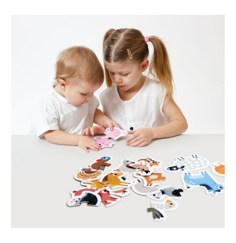 Progressive Puzzles | Farm Animals