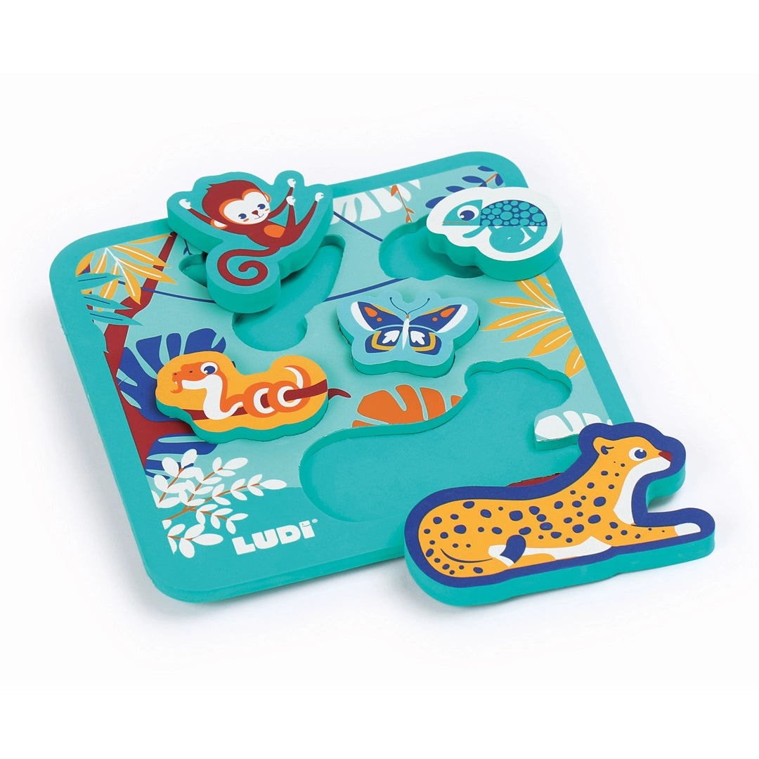 Puzzle de Espuma Animais da Selva Ludi